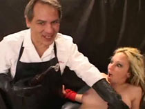 Dr Sparky torturing Zoe